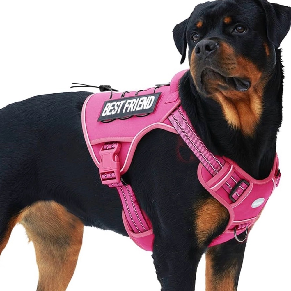 NWT Auroth Tactical Dog Harness for Large Dogs No Pull Adjustable Reflective Lrg